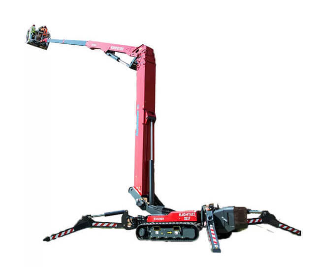 Hinowa 33.17 tracked spider lift hire from PG Platforms